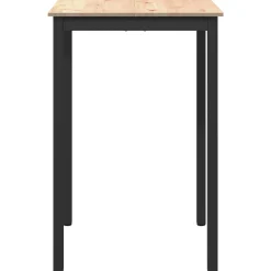 vidaXL Bartafel 70 x 70 x 105 cm Massief grenenhout Naturel Vierkant