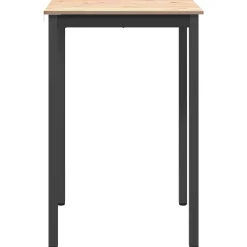 vidaXL Bartafel 70 x 70 x 105 cm Massief grenenhout Naturel Vierkant