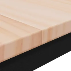 vidaXL Bartafel 70 x 70 x 105 cm Massief grenenhout Naturel Vierkant