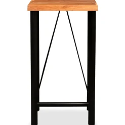 vidaXL Bartafel 60x60x107 cm massief acaciahout