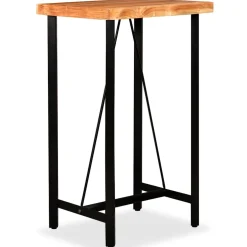 vidaXL Bartafel 60x60x107 cm massief acaciahout