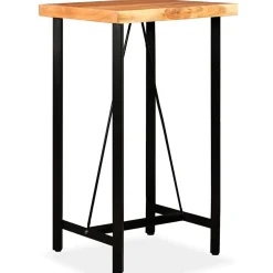 vidaXL Bartafel 60x60x107 cm massief acaciahout