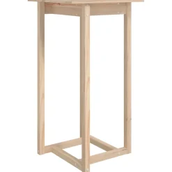 vidaXL Bartafel 60x60x110 cm massief grenenhout