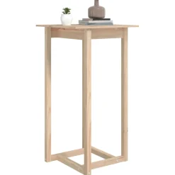 vidaXL Bartafel 60x60x110 cm massief grenenhout