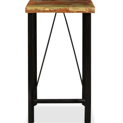 vidaXL Bartafel 60x60x107 cm massief gerecycled hout