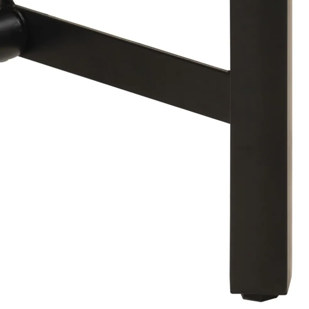vidaXL Bartafel 180x70x107 cm massief acaciahout en ijzer