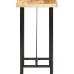 vidaXL Bartafel 60x60x107 cm ruw mangohout