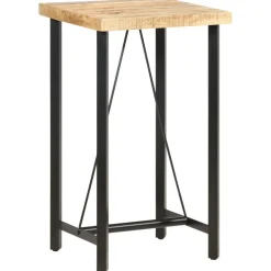 vidaXL Bartafel 60x60x107 cm ruw mangohout