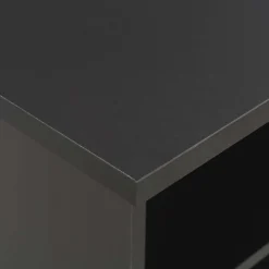 vidaXL Bartafel 60x60x110 cm zwart