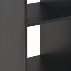 vidaXL Bartafel 60x60x110 cm zwart