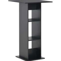 vidaXL Bartafel 60x60x110 cm zwart