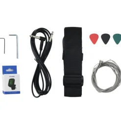 vidaXL Basgitaar voor beginners elektrisch met tas 4/4 46