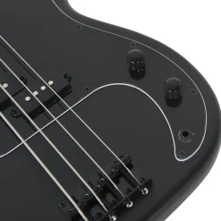 vidaXL Basgitaar voor beginners elektrisch met tas 4/4 46" zwart