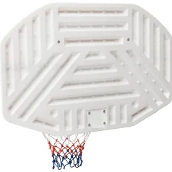 vidaXL Basketbalbord 109x71x3 cm polyetheen wit