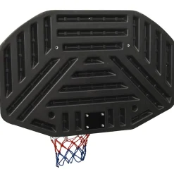 vidaXL Basketbalbord 109x71x3 cm polyetheen zwart