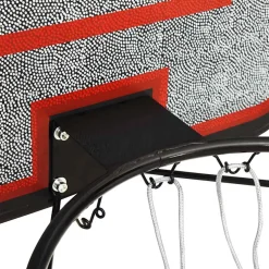 vidaXL Basketbalbord 109x71x3 cm polyetheen zwart