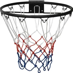 vidaXL Basketbalring 45 cm staal zwart