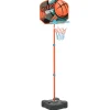 vidaXL Basketbalset draagbaar verstelbaar 109-141 cm