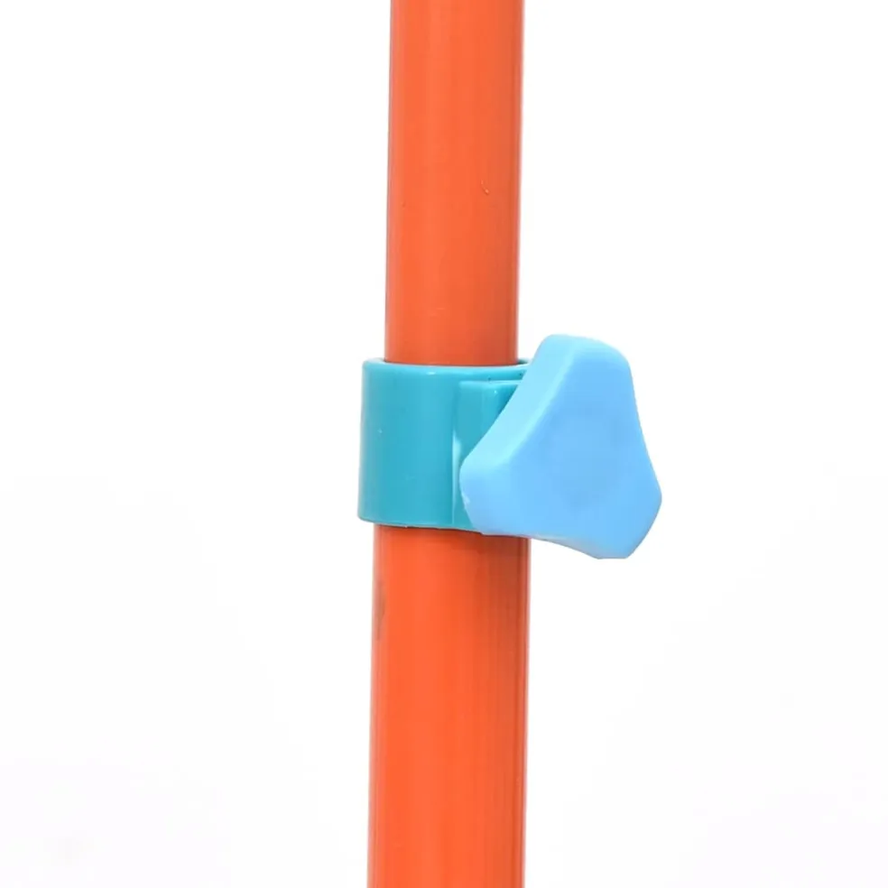 vidaXL Basketbalset draagbaar verstelbaar 109-141 cm