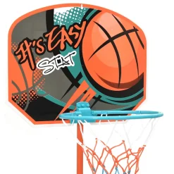 vidaXL Basketbalset draagbaar verstelbaar 109-141 cm