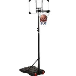 vidaXL Basketbalstandaard 216-250 cm polycarbonaat transparant