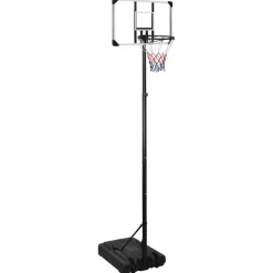 vidaXL Basketbalstandaard 235-305 cm polycarbonaat transparant