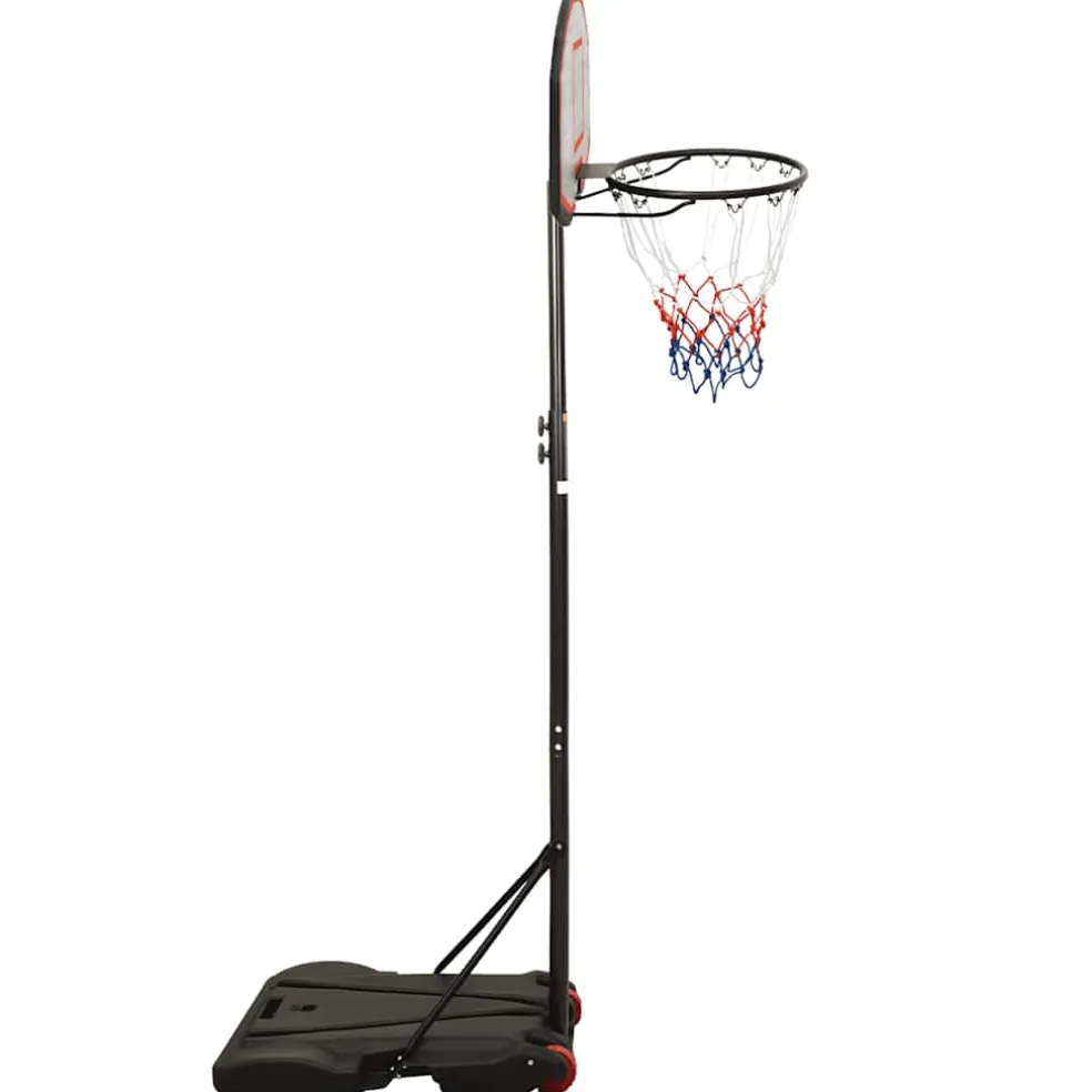 vidaXL Basketbalstandaard 216-250 cm polyetheen wit