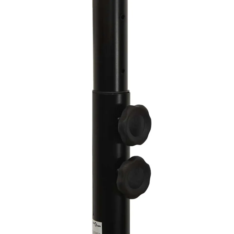 vidaXL Basketbalstandaard 216-250 cm polyetheen wit