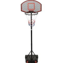 vidaXL Basketbalstandaard 216-250 cm polyetheen wit