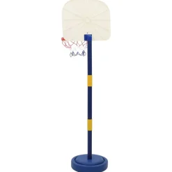 vidaXL Basketbalstandaard met bal en pomp hoogte verstelbaar 90/121 cm