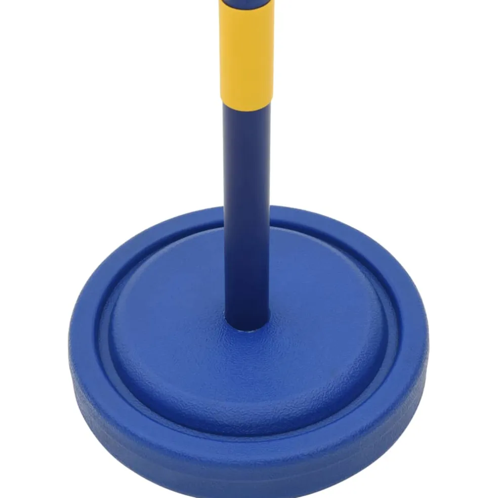 vidaXL Basketbalstandaard met bal en pomp hoogte verstelbaar 90/121 cm