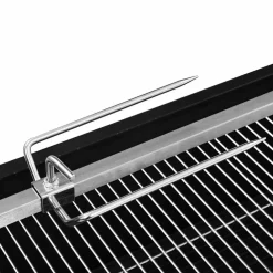 vidaXL BBQ draaispit elektrisch roestvrij staal
