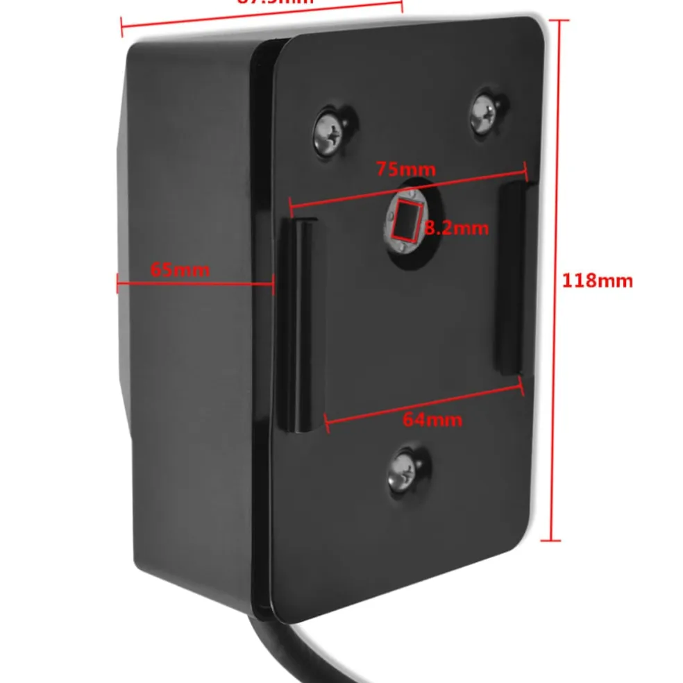 vidaXL BBQ Draaispit met motor staal 1200 mm