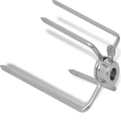 vidaXL BBQ Draaispit vorken 2 stuks staal