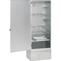 vidaXL BBQ-rookoven met koude rookgenerator gegalvaniseerd staal