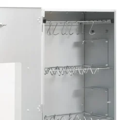 vidaXL BBQ-rookoven met koude rookgenerator gegalvaniseerd staal
