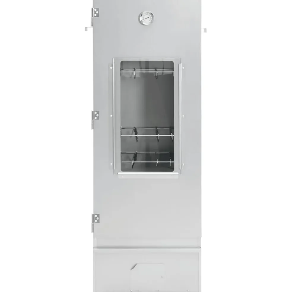 vidaXL BBQ-rookoven met koude rookgenerator gegalvaniseerd staal