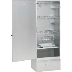 vidaXL BBQ-rookoven met koude rookgenerator gegalvaniseerd staal