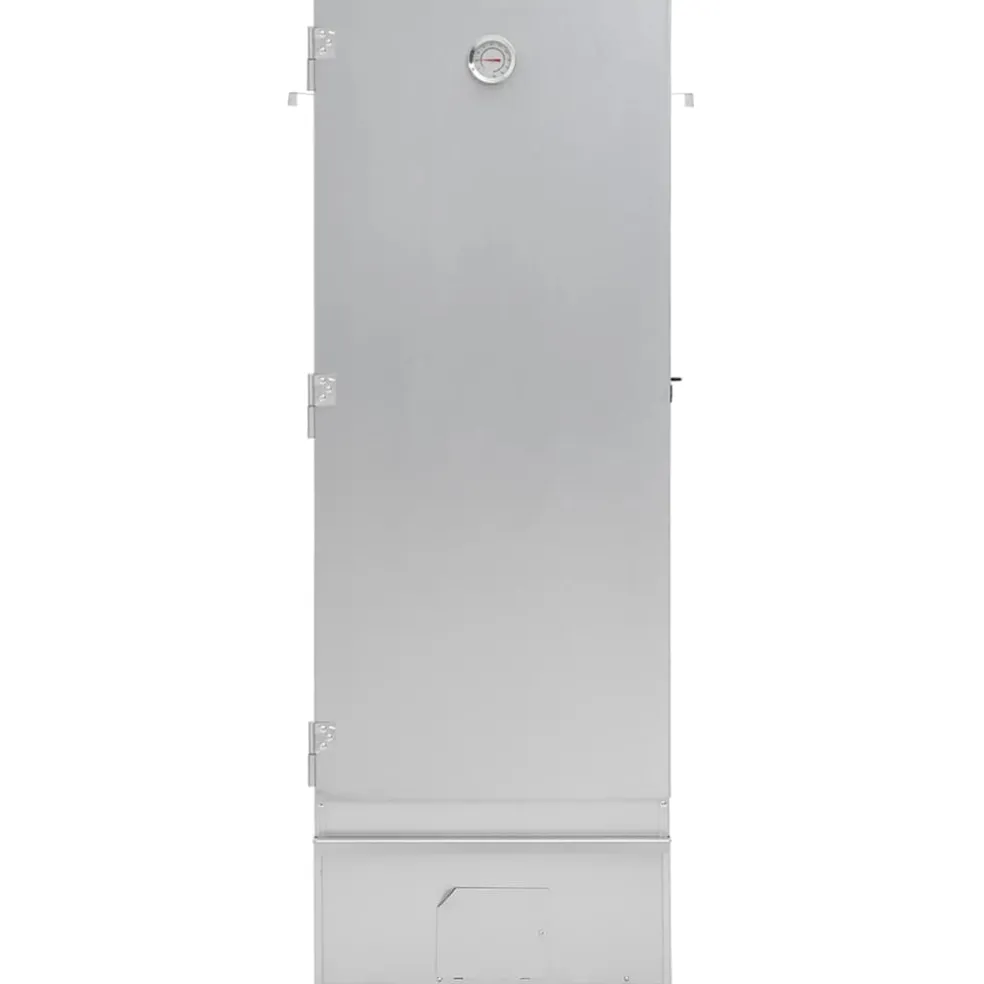 vidaXL BBQ-rookoven met koude rookgenerator gegalvaniseerd staal