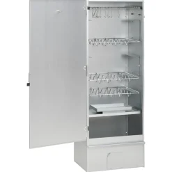vidaXL BBQ-rookoven met koude rookgenerator gegalvaniseerd staal