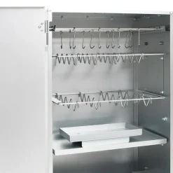 vidaXL BBQ-rookoven met koude rookgenerator gegalvaniseerd staal