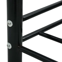 vidaXL Bedbank metaal zwart 90x200 cm