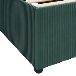 vidaXL Bedframe Donkergroen 80 x 200 cm Stof