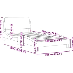 vidaXL Bedframe 