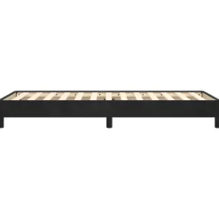 vidaXL Bedframe fluweel zwart 80x200 cm