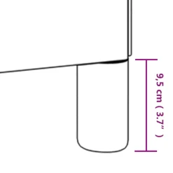 vidaXL Bedframe fluweel zwart 80x200 cm