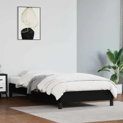 vidaXL Bedframe kunstleer zwart 80x200 cm