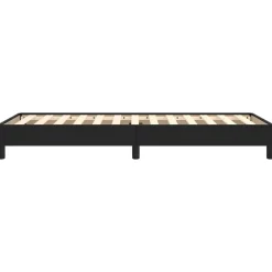 vidaXL Bedframe kunstleer zwart 80x200 cm