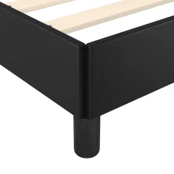 vidaXL Bedframe kunstleer zwart 80x200 cm