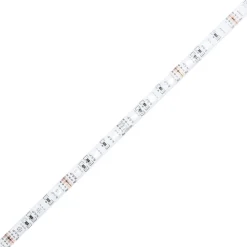 vidaXL Bedframe LED massief hout wit 120x200 cm